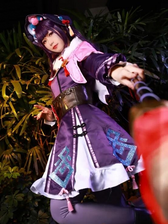 Evahair Genshin Impact Yunjin cosplay costume 