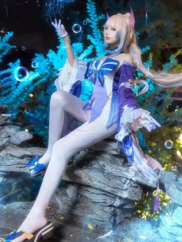 Evahair Genshin Impact Sangonomiya Kokomi cosplay costume