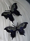 Evahair 2021 Gothic Style Handmade Black Butterfly Hairpin