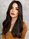 Evahair Fashion Style Black Long Wavy Synthetic lace front Wig