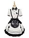 Evahair dark punk style maid shape lolita dress