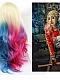 Evahair Fashion Style Harley Quinn Gradual Chage Color Cosplay Synthetic Wig