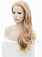 Long Wavy Blonde Synthetic Lace Front Wig