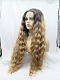 Grey to Blonde Ombre Lolita Synthetic Lace Front Wig