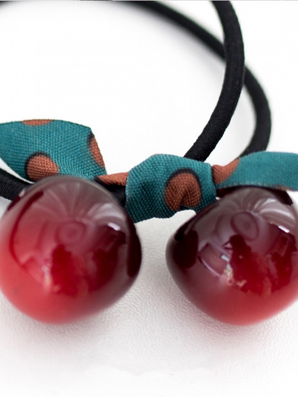 Evahair Cute Cherry Scrunchies