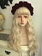 Evahair 2021 New Style Cute Blonde Long Wavy Synthetic Wig with Bangs