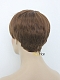 Brown Short Pixie Cut Synthetic Wig Capless Wig