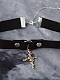 Evahair 2021 Gothic Style Little Cross Choker