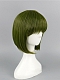 Evahair Cute Green Bob Straight Synthetic Wig with Bangs