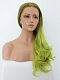 2019 Hot Green Color Synthetic Lace Front Wig
