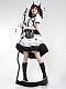 Evahair dark punk style maid shape lolita dress