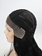 Jet Black Long Straight Synthetic Lace Front Wig