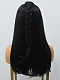 Evahair 2021 New Style Yaki Long Straight Part Braided Synthetic Lace Front Wig