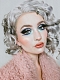 Granny Grey Curly Short Synthetic Lace Front Wig