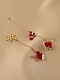 Evahair 2021 New Style Christmas Socks Earrings