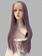 Preorder--Evahair 2021 New Style Dreamy Light Purple 13*6 Long Straight Synthetic Lace Front Wig