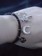 Evahair Gothic Black Unicorn Bracelet