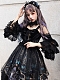 Evahair Dark Gothic style vintage black lolita dress