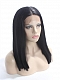 CHIC BLACK BOB STRAIGHT SYNTHETIC LECE FRONT WIGS