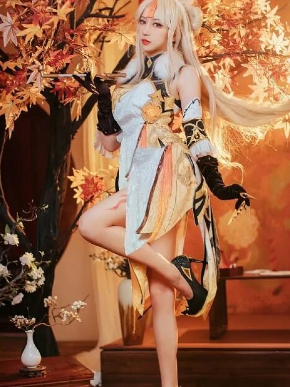 Evahair fashion Genshin Ningguang cosplay costume