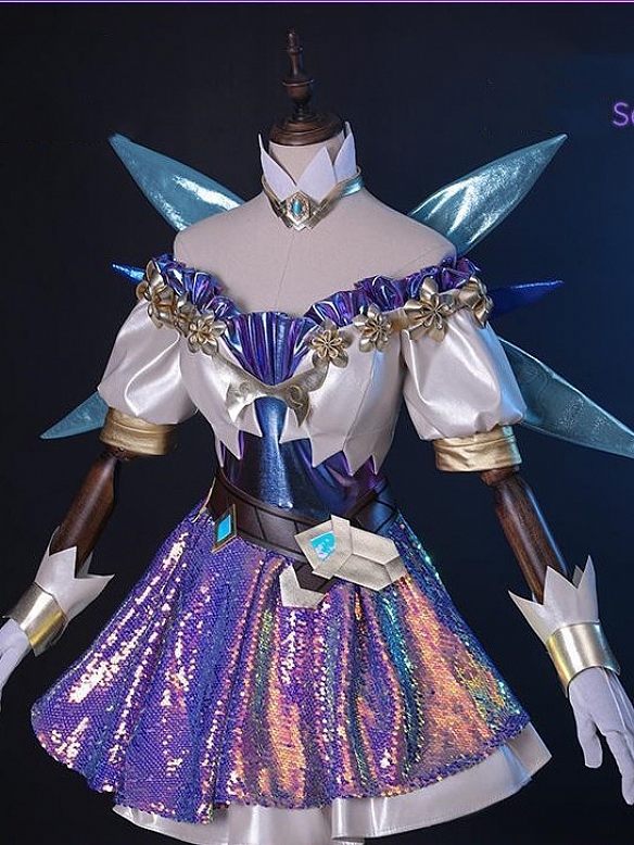 Evahair League of Legends Seraphine cosplay costume