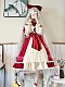 Evahair vintage style long sleeve lolita dress for autum and winter