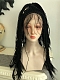 Preorder--Evahair 2021 New Style 22'' Black Long Braided Lace Front Wig