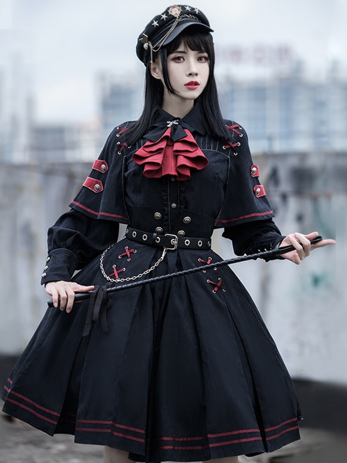 Evahair fashion dark punk style lolita suits