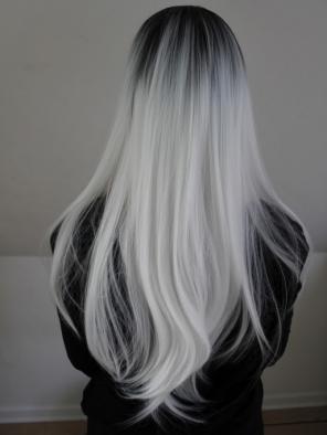Synthetic Wigs Made Of High Quality Synthetic Fiber With Lace