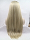 New Style Long Natural Blonde Synthetic Lace Front Wig