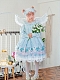 Evahair new style blue Angel Style Lolita Dress OP