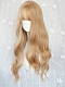 Evahair Lisa Inspired Blonde Long Wavy Synthetic Wig with Bangs