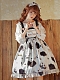 Evahair new style cow pattern printed cute lolita dress JSK