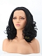 Black Shoulder Length Lace Front Synthetic Wig