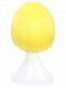 Evahair 2022 New Style Bright Yellow Short Straight Synthetic Wig with Bangs