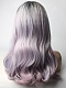 Lavender Purple Mixed Pink Synthetic Lace Front Wig 