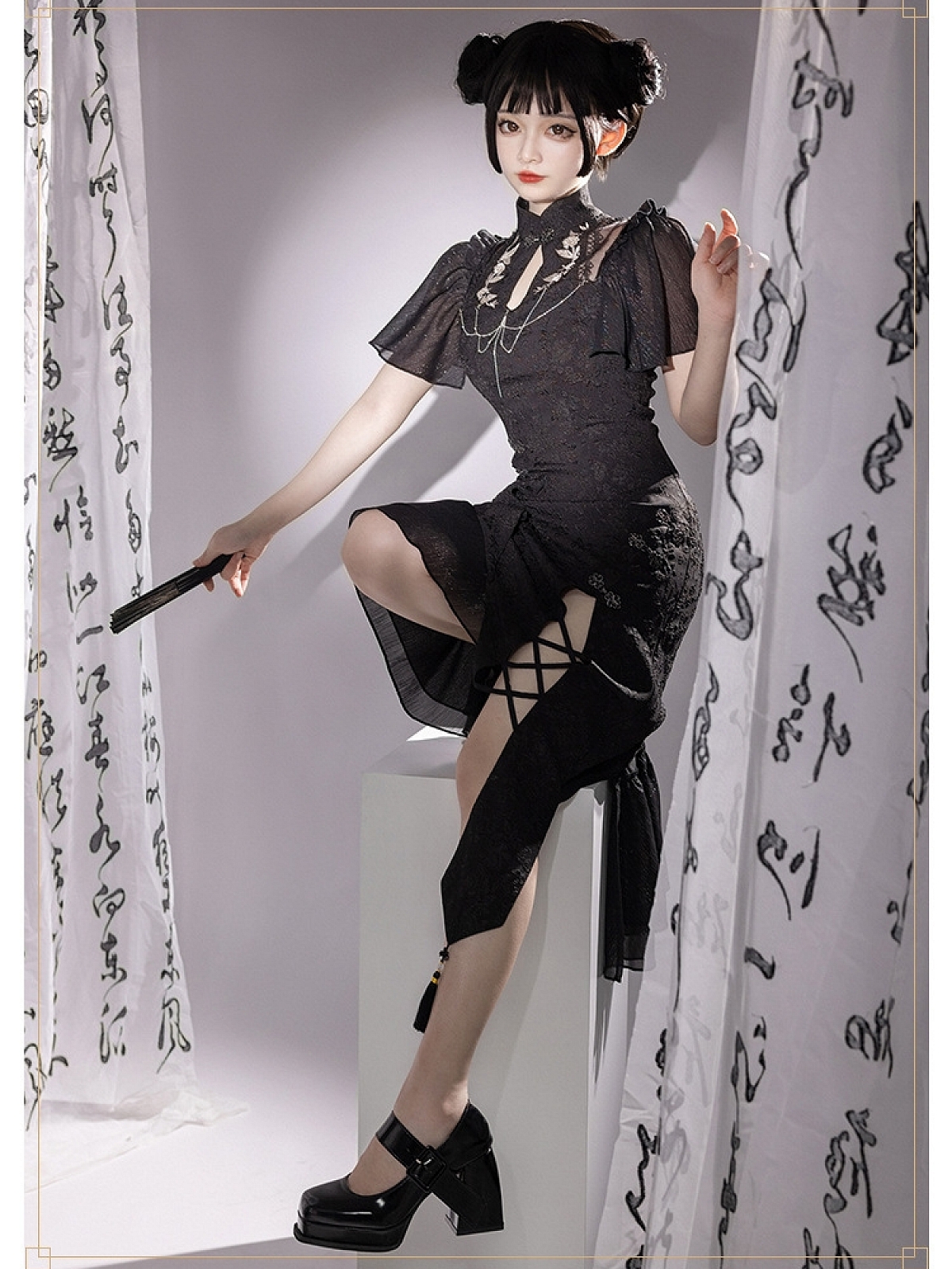 Evahair Chinese Chi-Pao style lolita dress Jsk