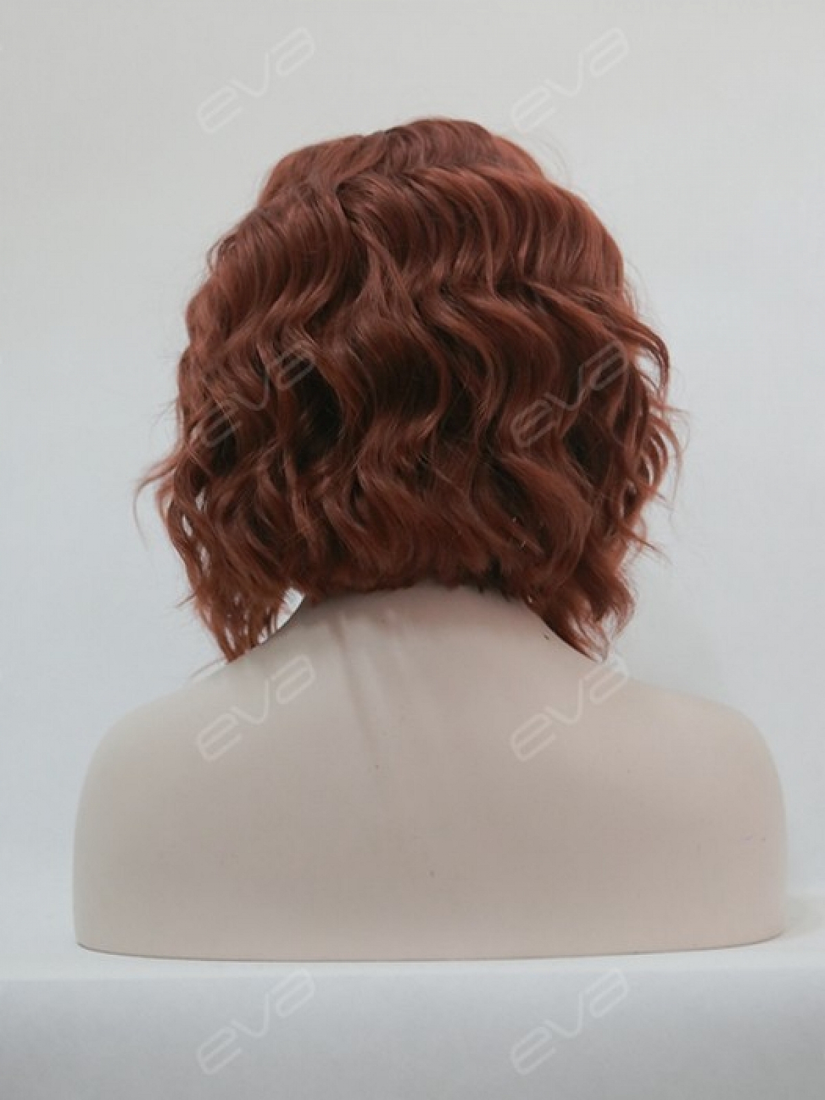 EvaHair Wavy Triangled Cut Bob Lace Front Synthetic Wig