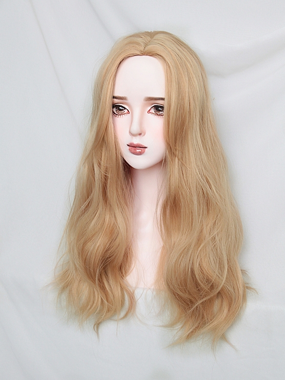 Evahair 2021 New Style Blonde Long Wavy Synthetic Wig