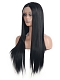 Evahair Fashion Style Sexy Black Long Straight Synthetic Wig