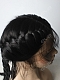 Braided Black Synthetic Lace Front Wig