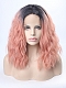 EvaHair Peach Synthetic Lace Front Wig 