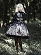 Evahair black gothic punk style lolita dress