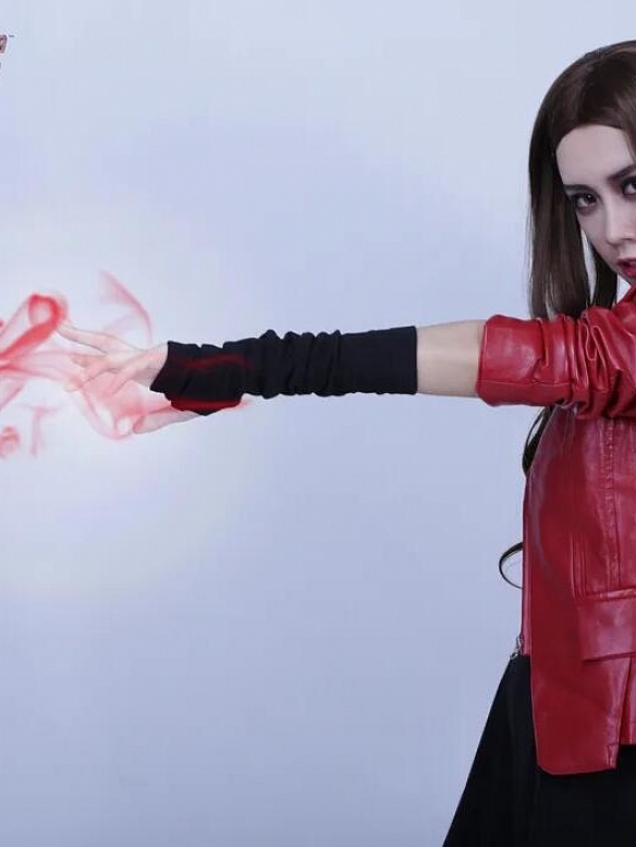 Evahair fashion Marvel Avengers Scarlet Witch cosplay costume