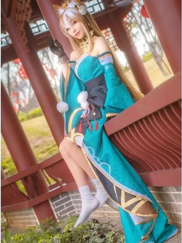 Evahair Genshin Impact Gorou Sexual transformation costume