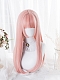 2022 Fashion pink Hime cut long lolita wig
