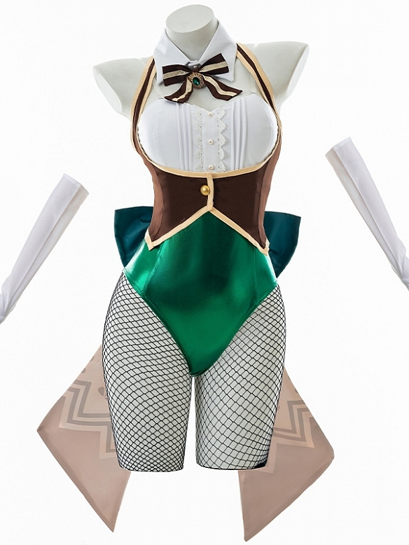 Evahair Genshin Impact Venti bunny girl style cosplay costume