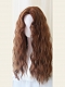 Evahair 2021 New Style Chestnut Brown Long Wavy Synthetic Wig