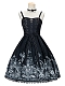 Evahair new dark punk style lolita dress JSK