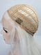 Gorgeous White Long Wavy Synthetic Lace Front Wig